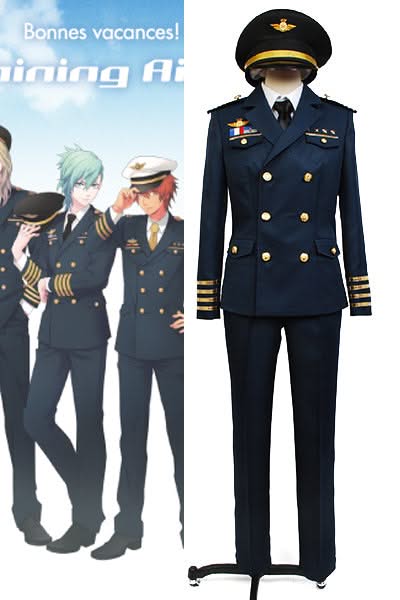 Uta no Prince-sama Shining Airlines Commander Uniforme Cosplay Costume