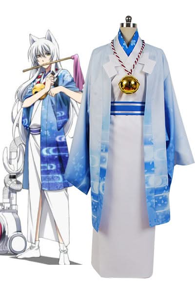 Gugure!Kokkuri-san Kokkuri-san Kimono Cosplay Costume