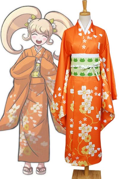 Super Danganronpa 2 Hiyoko Saionji Kimono Cosplay Costume