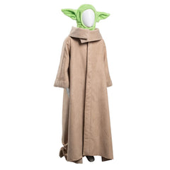 The Mando Baby Yoda Robe Chapeau Halloween Cosplay Costume Pour Enfant