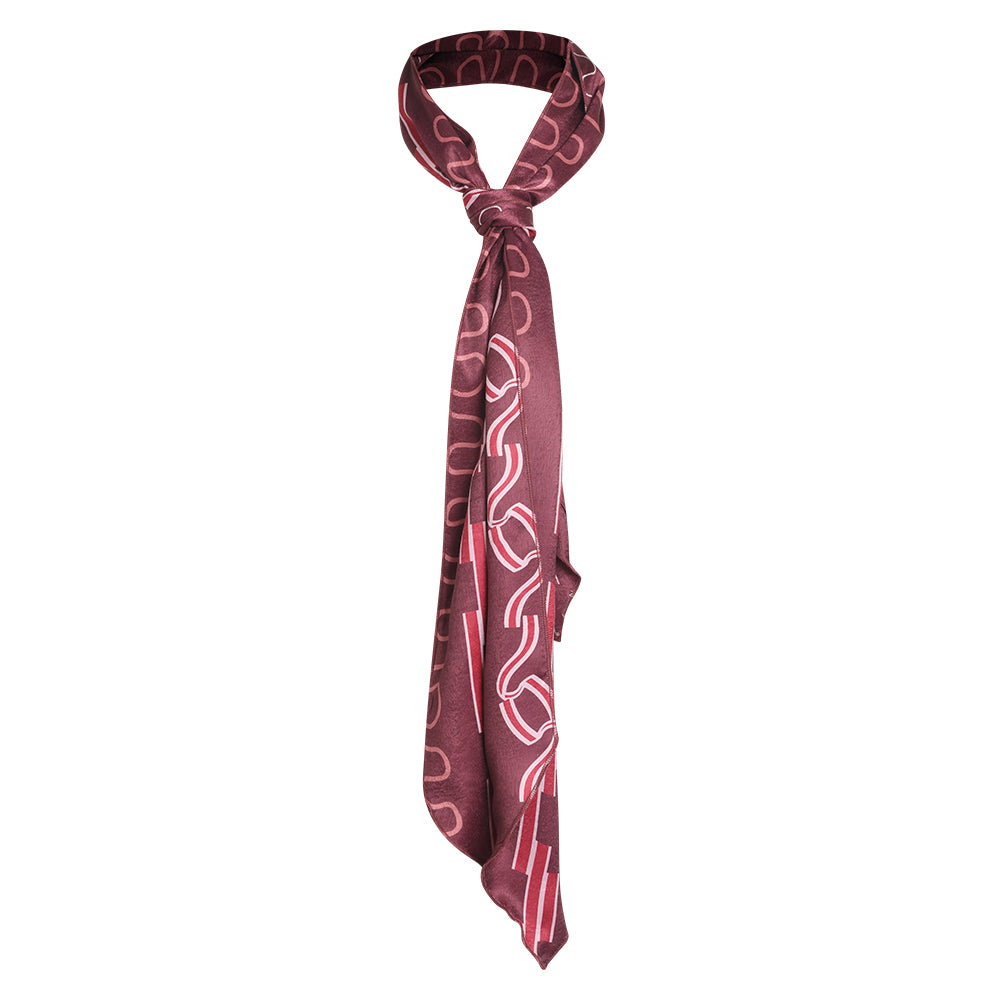 2023 Film Wonka Echarpe en Soie Imprimée Cosplay Costume