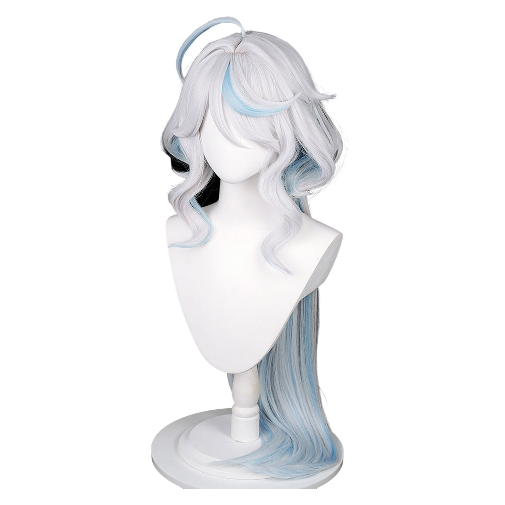 Genshin Impact Focalors Perruque Cosplay Accessoire