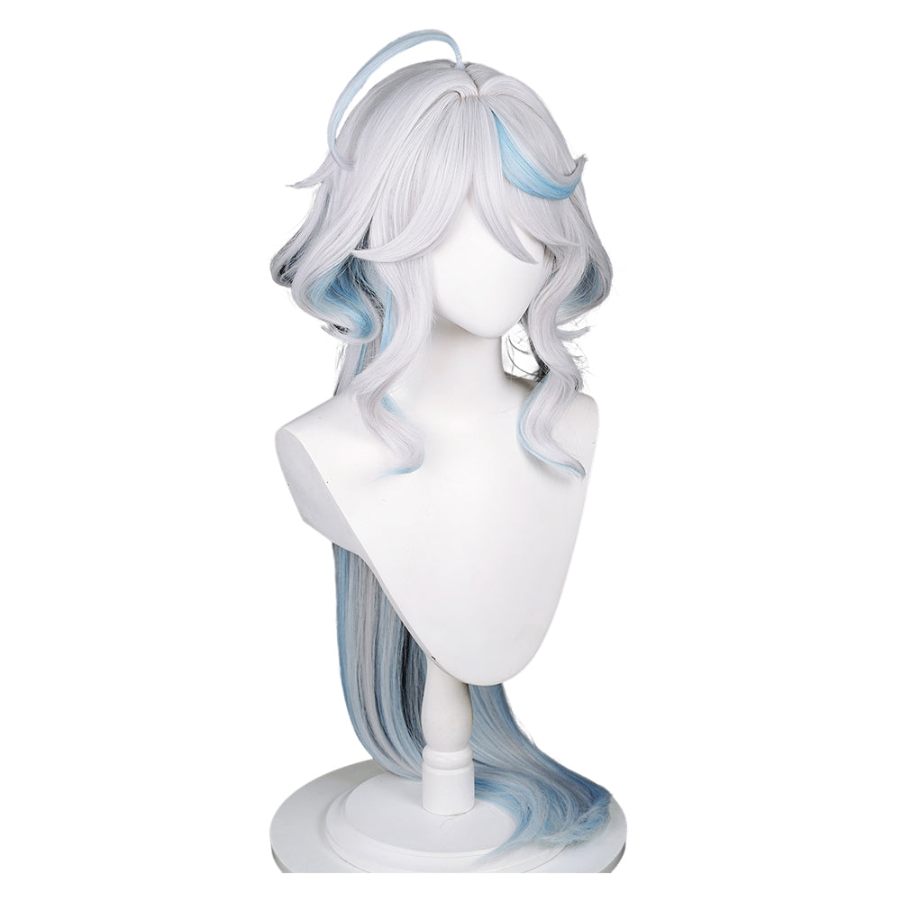 Genshin Impact Focalors Perruque Cosplay Accessoire
