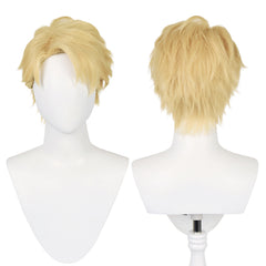 Supai Famirī Loid Perruque Courte Blonde Cosplay Perruque