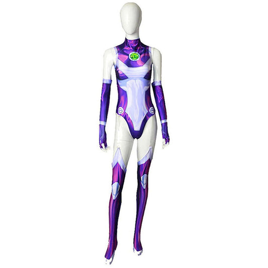 DC Teen Titans Starfire Combinaison Cosplay Costume
