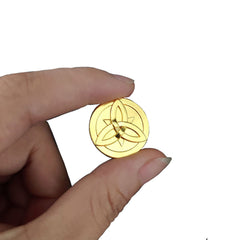 Genshin Impact Mora 20 Pièces de en Métal+Sac en Tissu