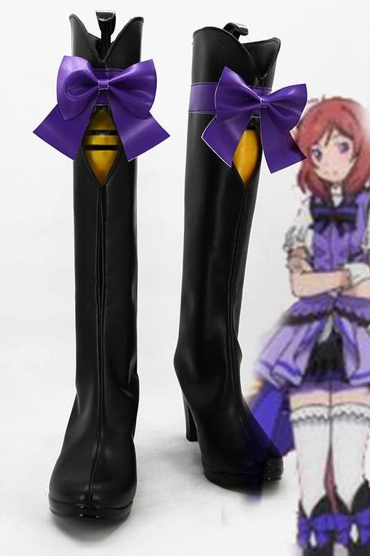 LoveLive! Season 2 KiRa-KiRa-Sensation! Maki Nishikino Botte Cosplay Chaussures
