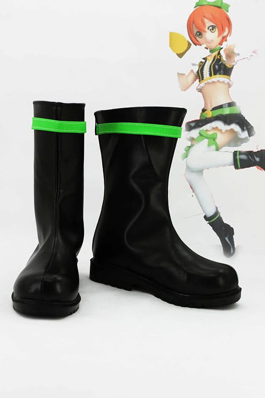 LoveLive! Rin Hoshizora Botte Cosplay Chaussures