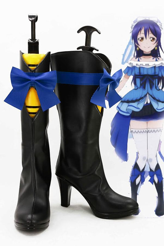 LoveLive! Season 2 KiRa-KiRa-Sensation! Umi Sonoda Cosplay Chaussures
