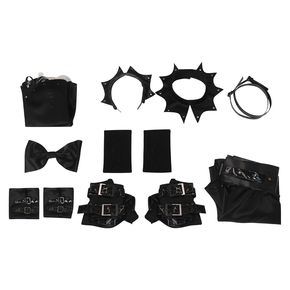 Anime Chobits - Freya Robe Noire Cosplay Costume