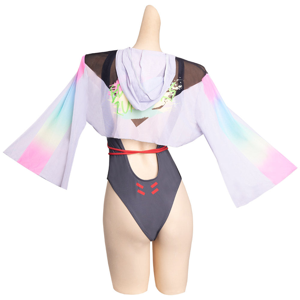 Cyberpunk Edgerunner Lucy Maillot de Bain Design Original Cosplay Costume