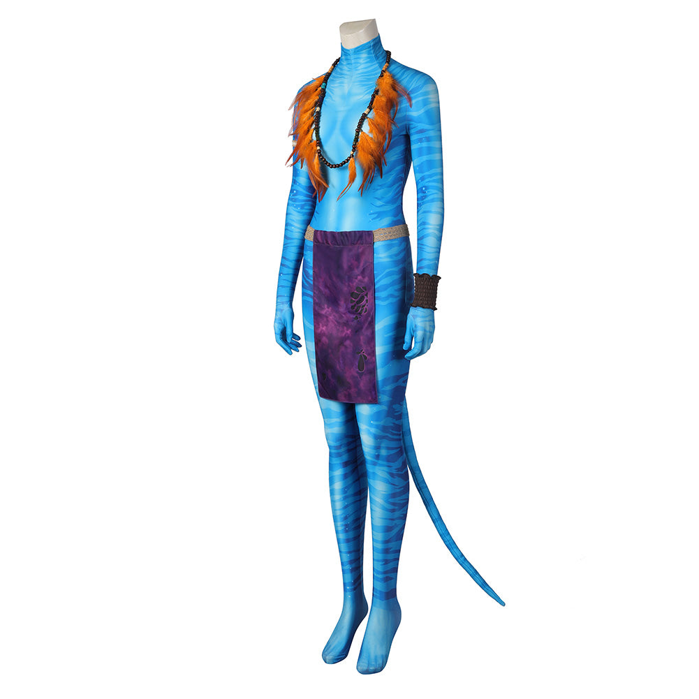 Avatar:The Way of Water Neytiri Combinaison Cosplay Costume Carnaval
