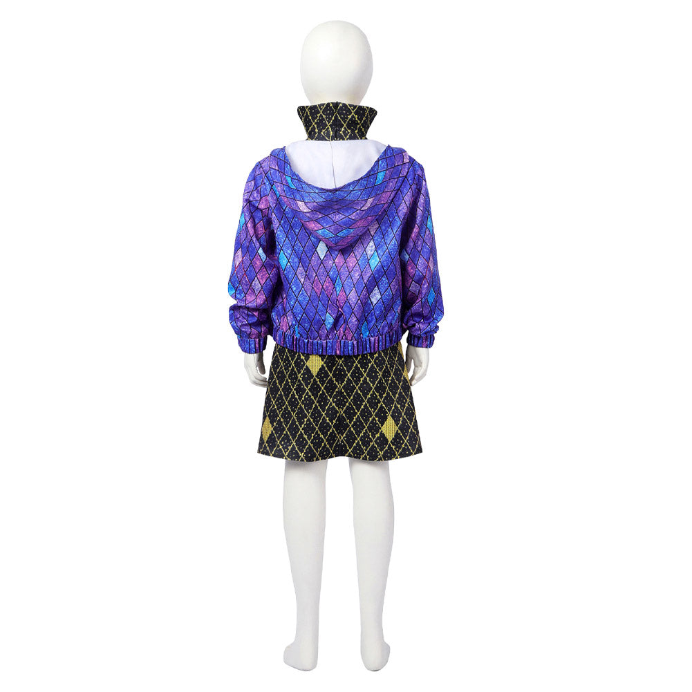 Enfant Film Elemental Ember Robe+Veste+Masque Cosplay Costume
