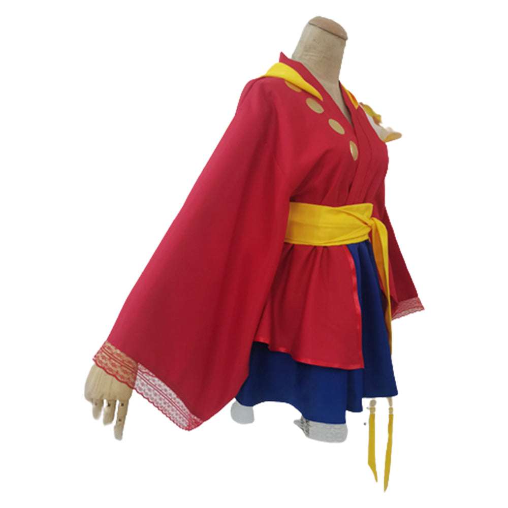 One Piece Monkey D. Luffy Lolita Cosplay Costume