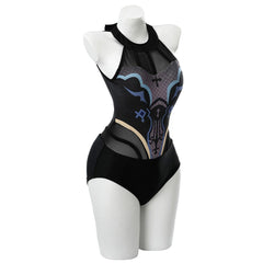 Genshin Impact Fischl Von Luftschloss Narfidort Maillot De Bain Cosplay Costume Carnaval