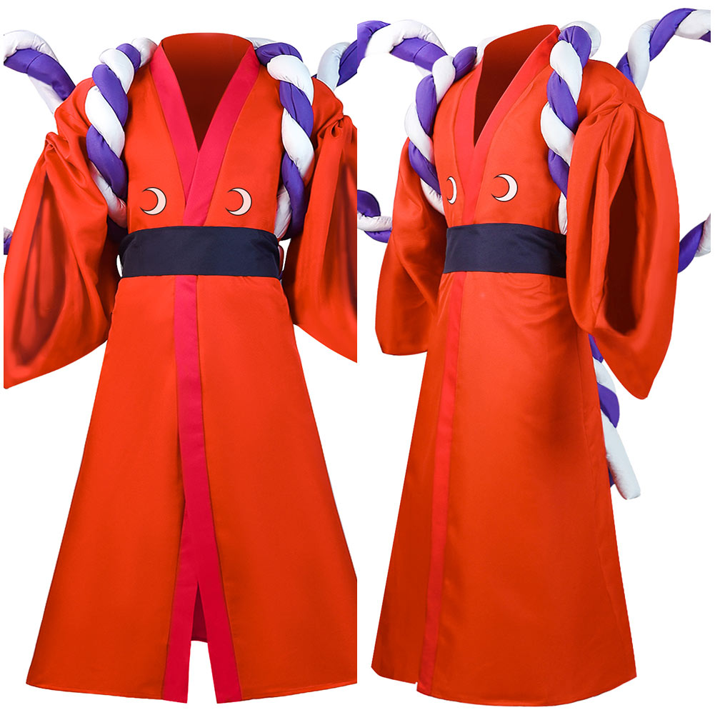One Piece Kozuki Oden Orange Cosplay Costume Carnaval