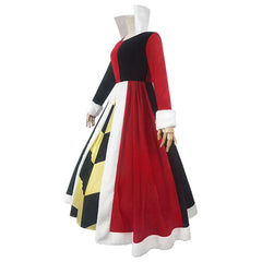 Alice Au Pays Des Merveilles Reine du Coeur Rouge Robe Cosplay Costume
