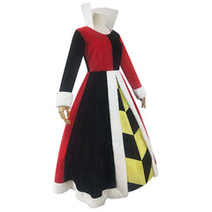 Alice Au Pays Des Merveilles Reine du Coeur Rouge Robe Cosplay Costume