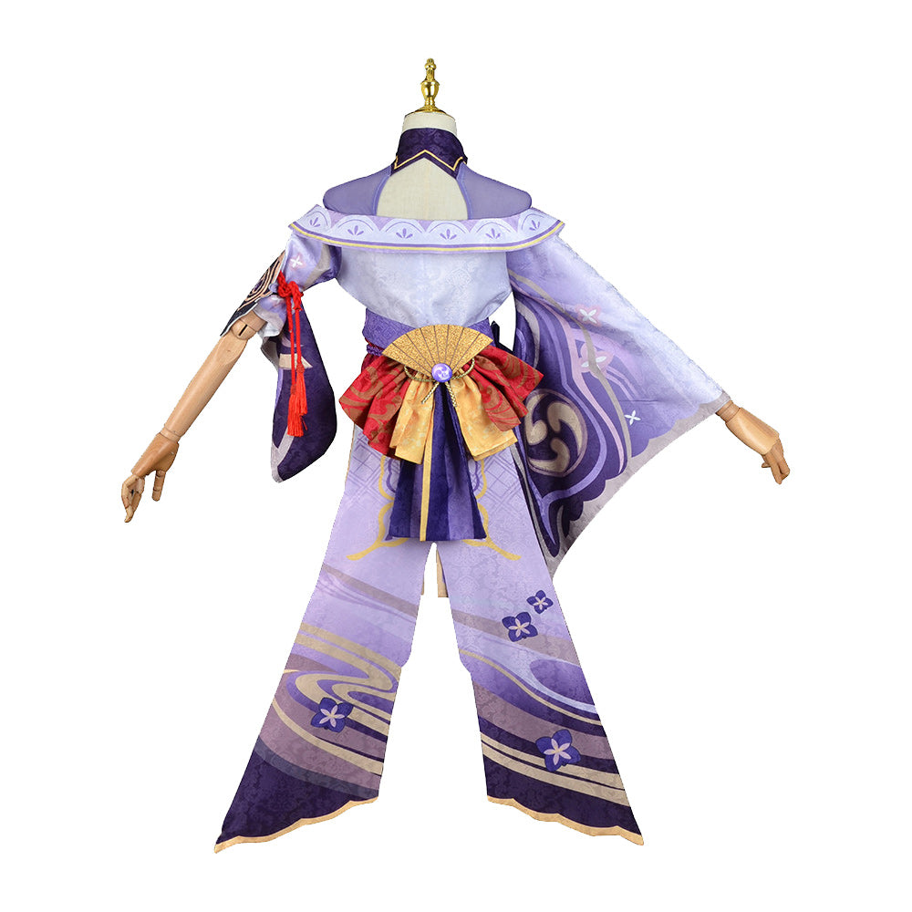 Genshin Impact Beelzebul Raiden Shogun Cosplay Costume