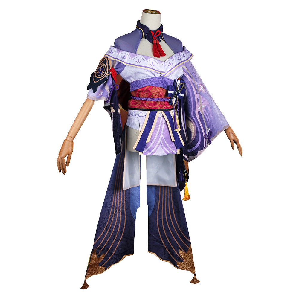 Genshin Impact Beelzebul Raiden Shogun Cosplay Costume
