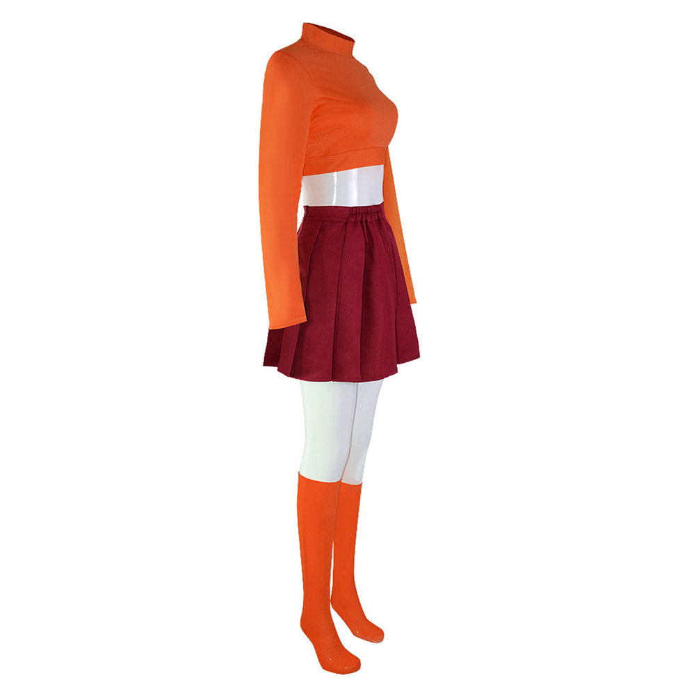 Scooby-Doo Velma Dinkley Uniform Cosplay Costume