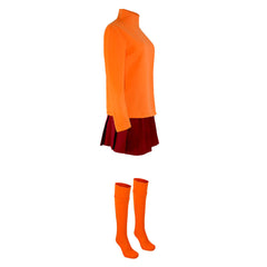 Scooby-Doo Velma Dinkley Uniform Cosplay Costume
