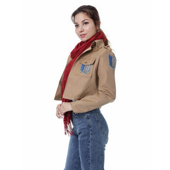 L'Attaque des Titans Veste du Bataillon d'Exploration et Echarpe