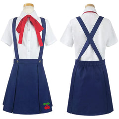 Bakemonogatari Mayoi Hachikuji JK Uniforme Carnival Cosplay Costume