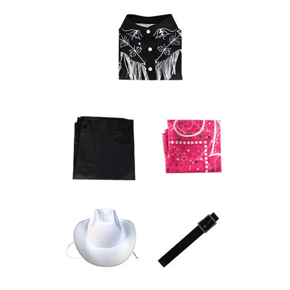 Enfant Film Barbie Ken Cowboys Cosplay Costume