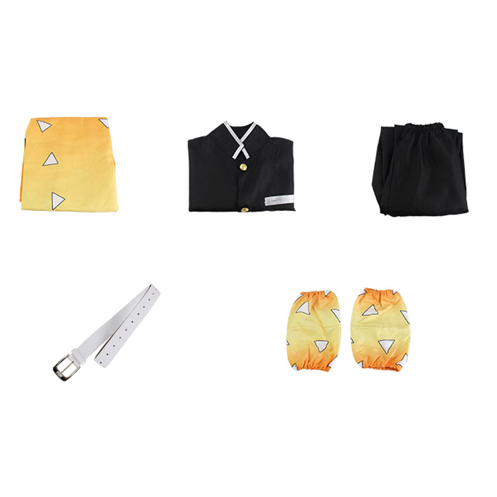 Adulte Demon Slayer Agatsuma Zenitsu Cosplay Costume
