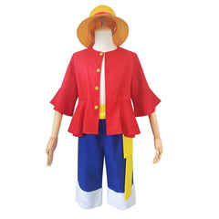 One Piece Monkey D.Luffy Uniform Carnival Cosplay Costume