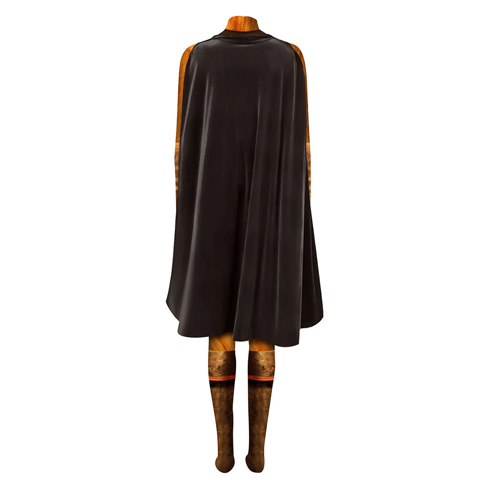 Enfant & Adulte Puss in Boots Combinaison+Cape Cosplay Costume