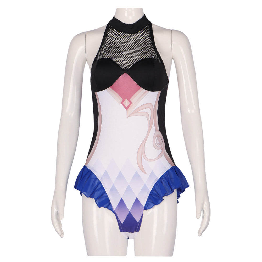 Genshin Impact Ganyu Femme Maillot De Bain Cosplay Costume