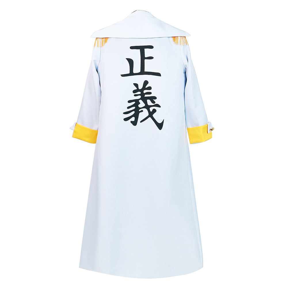 One Piece Admiral Of The Navy Blanc Cosplay Costume Carnaval