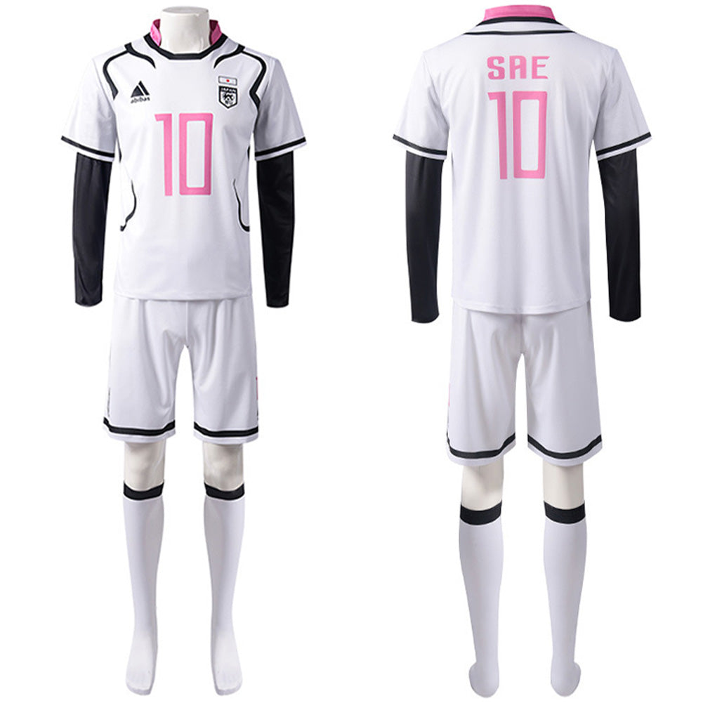 Anime Blue Lock Sae Itosh N°10 Cosplay Costume Carnaval