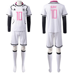 Anime Blue Lock Sae Itosh N°10 Cosplay Costume Carnaval