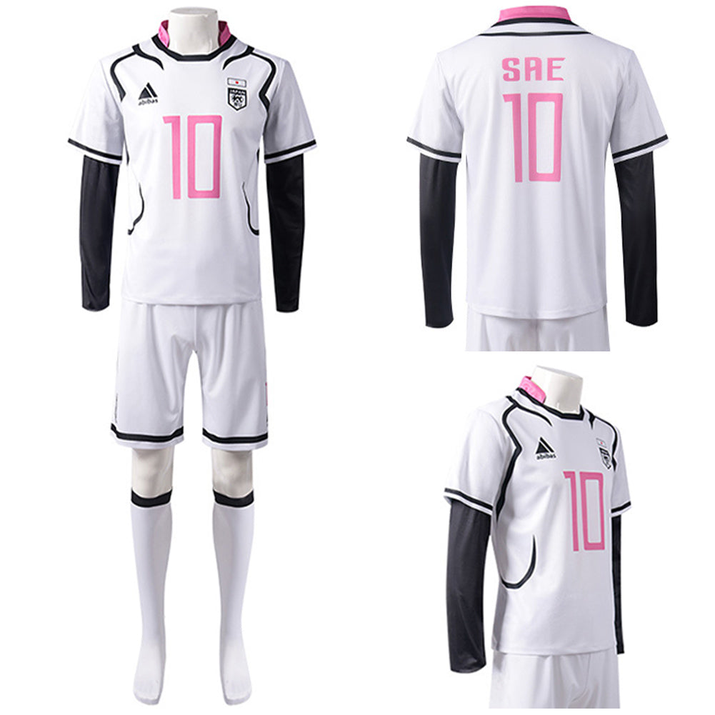 Anime Blue Lock Sae Itosh N°10 Cosplay Costume Carnaval