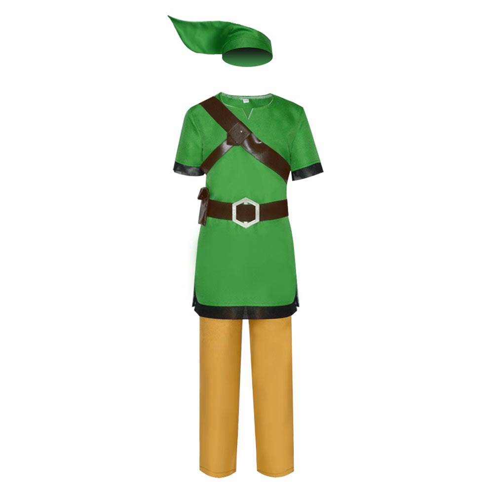 Enfant The Legend of Zelda: Skyward Sword Vert Cosplay Costume
