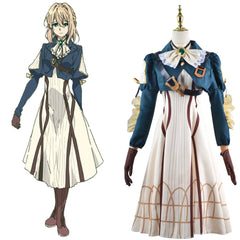 Anime Violet Evergarden Violet Evergarden Robe Cosplay Costume