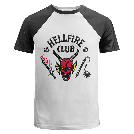 Stranger Things Saison 4 Eddie Munson Hellfire Club T-shirt Cosplay Costume