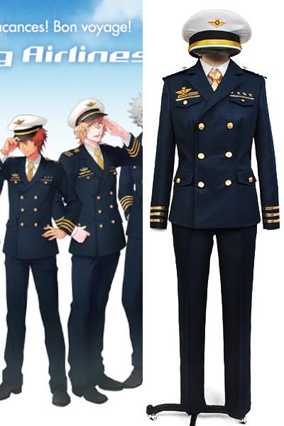 Uta no Prince-sama Shining Airlines Officer Uniforme Costume