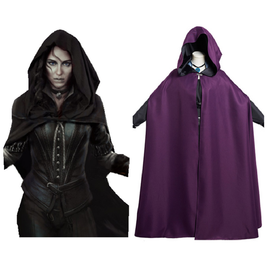 The Witcher 2 Yennefer Femme Manteau Cosplay Costume