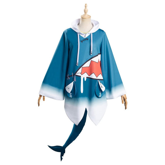 Hololive English VTuber Gawr Gura Halloween Carnaval Cosplay Costume