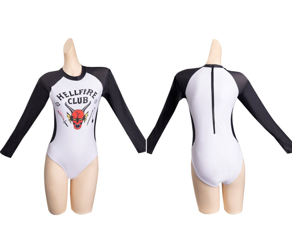 Stranger Things Hellfire Club Maillot de Bain Design Original Cosplay Costume