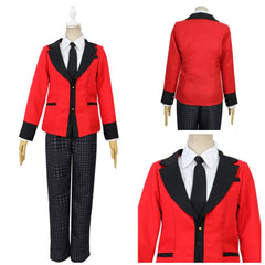Kakegurui Ryouta Suzui Uniforme Scolaire Halloween Carnaval Cosplay Costume