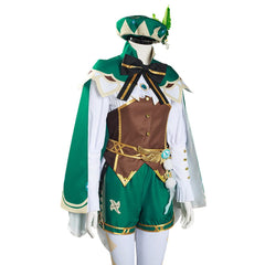 Adulte Femme Genshin Impact Venti Ensemble Uniform Cosplay Costume