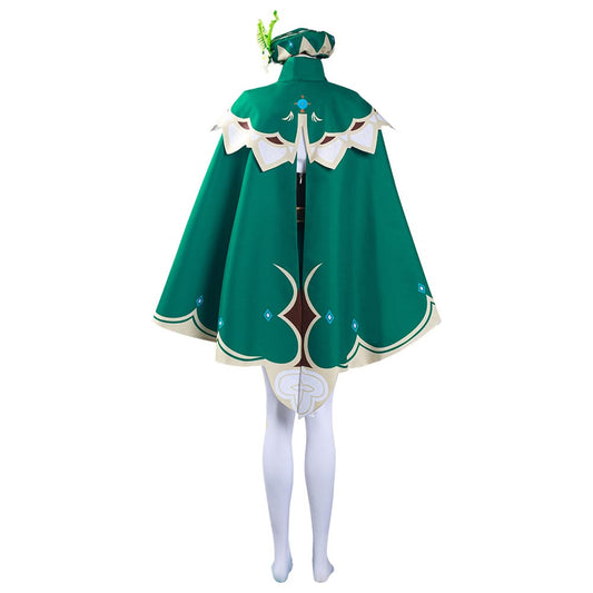 Adulte Femme Genshin Impact Venti Ensemble Uniform Cosplay Costume