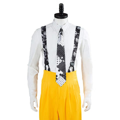 The Mask Jim Carrey Tenue Jaune Halloween Carnaval Cosplay Costume
