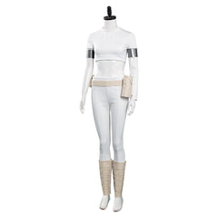 Padmé Amidala Padme Tenue Blanche Cosplay Costume
