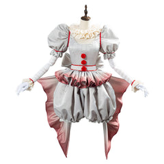 Horror Pennywise Le Costume de Clown aux Femmes Halloween Carnaval Cosplay Costume